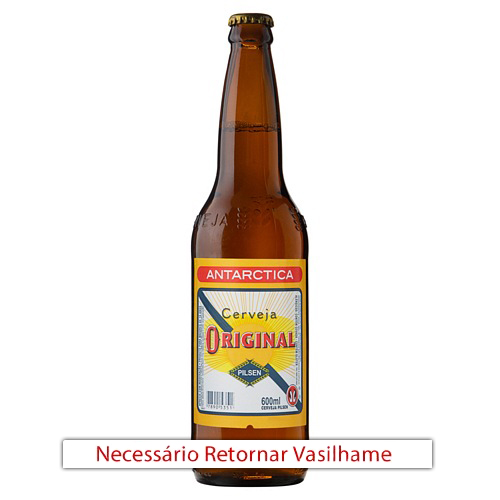CERVEJA ANTARCTICA ORIGINAL GF 600ML