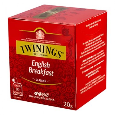 CHA TWININGS PRETO ENGLISH BREAKFAST 20G