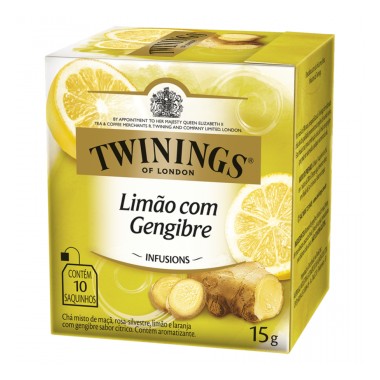 CHA TWININGS MIST LIMAO GENGIBRE 15G