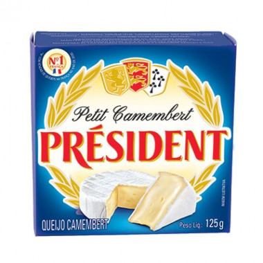 QUEIJO PRESIDENT PETIT CAMEMBERT 125GR