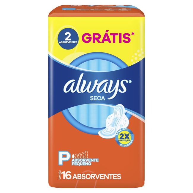 ABSORV ALWAYS BASICO M SECA C ABAS 16UN