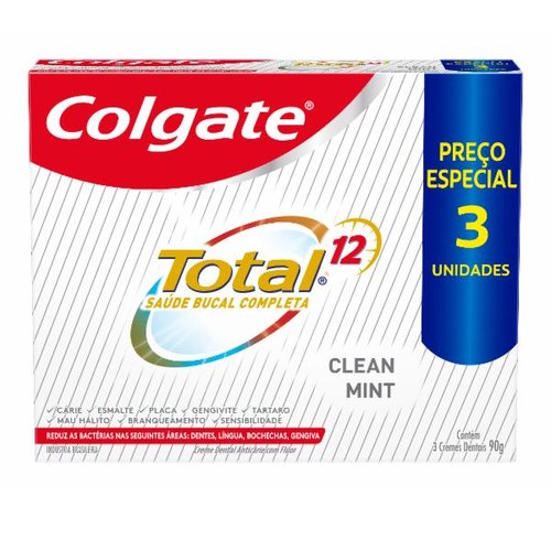 CREME DENTAL COLG TOTAL12 MINT 90GR C3UN