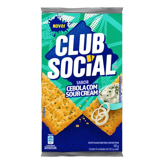 BISCOITO CLUB SOCIAL CEB SOUR CREAM 141G