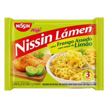 MASSA INST NISSIN FRANGO ASSADO/LIMAO85G