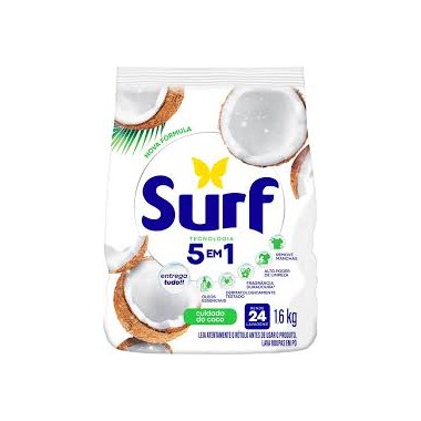 DETERGENTE PO SURF CUIDADO COCO 1,6KG