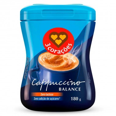CAFE TRES CORACOES CAPUCCINO BAL PT 180G