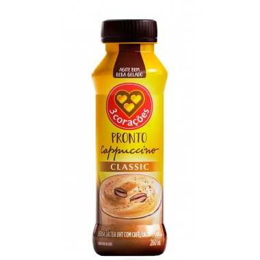 BEBIDA LACTEA 3CORACOES CAP CLASSIC260ML