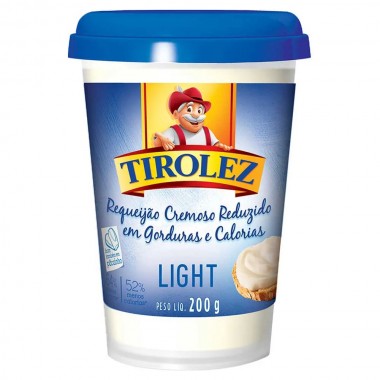 REQUEIJAO TIROLEZ CREMOSO LIGHT 200G