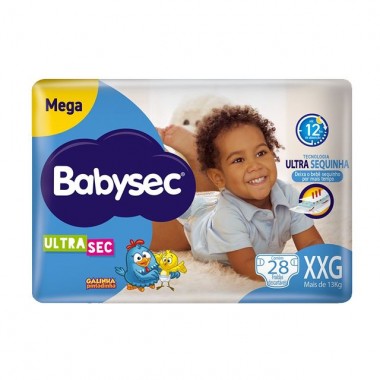 FRALDA BABYSEC ULTRA MEGA XXG 28UN