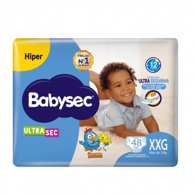 FRALDA BABYSEC ULTRA HIPER XXG 48UN