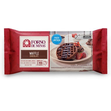 WAFFLE FORNO MINAS CHOCOLATE CONG 280G
