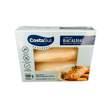 PXE LOMBO BACALHAU COSTA SUL CONG 500G