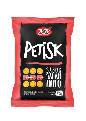 BISCOITO ZEZE PETISK SALAMINHO 80GR