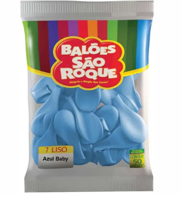BALAO SAO ROQUE 7 AZUL BABY