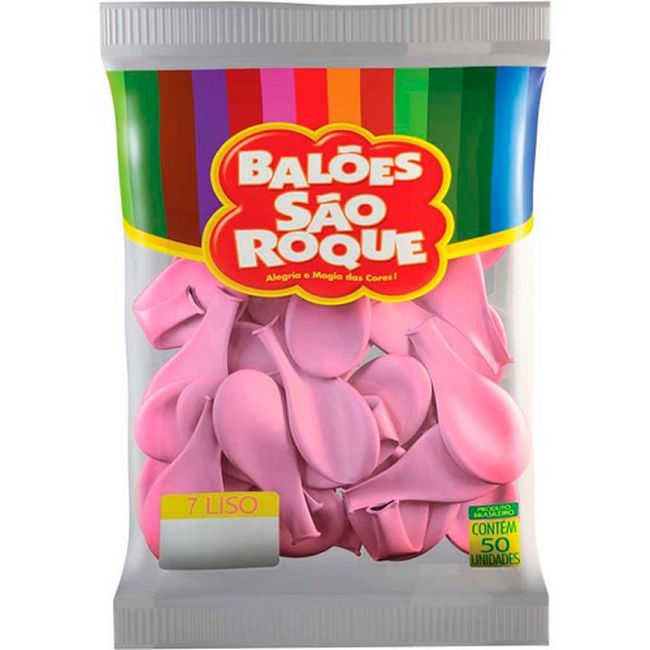 BALAO SAO ROQUE 7 ROSA BABY
