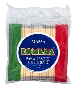 MASSA ROMENA PASTEL FORNO 300GR