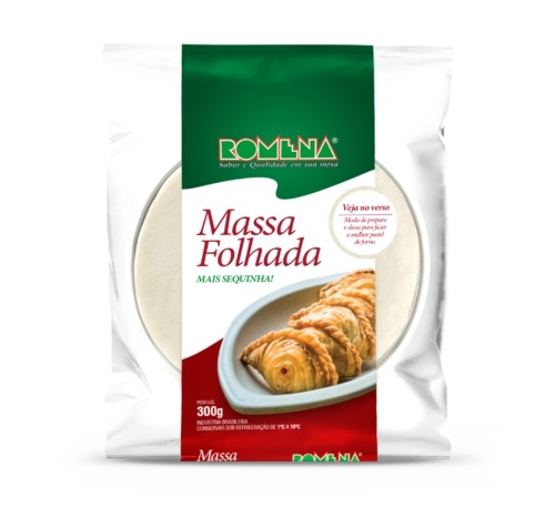 MASSA ROMENA FOLHADA PASTEL 300GR