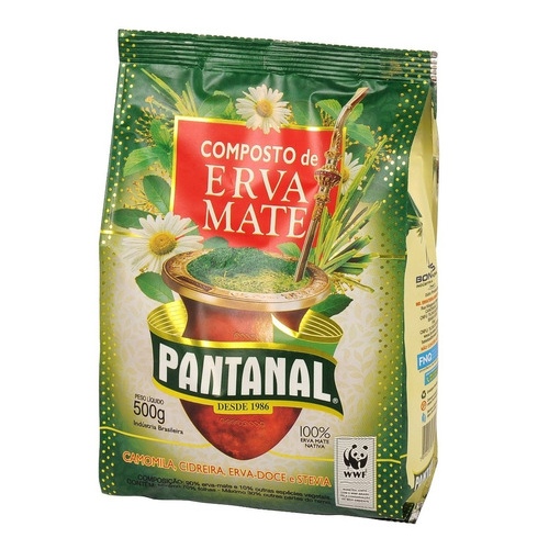 ERVA MATE PANTANAL COMPOSTA CHA 500GR