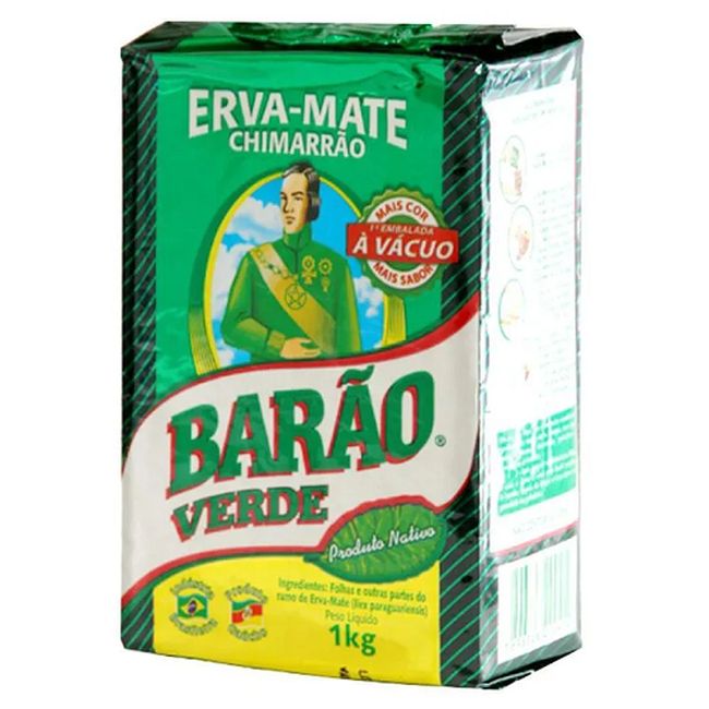 ERVA MATE BARAO VERDE A VACUO 1KG