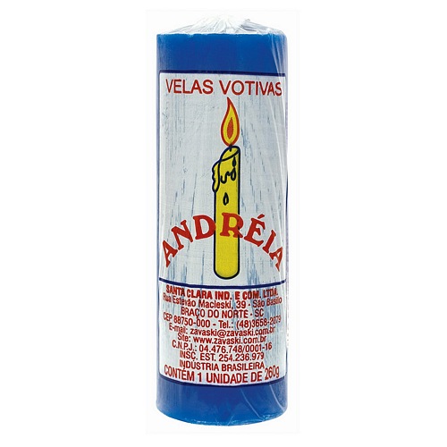 VELA ANDREIA 50MM AZUL CLARO UN