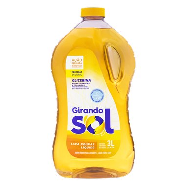 LAVA ROUPA LIQ GIRANDO SOL GLICERINA 3LT