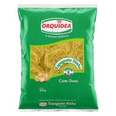 MASSA ORQUIDEA C/OVOS ESPAG/NINHO 500GR