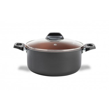 CACAROLA C TAMPA BRINOX TOPAZIO 22CM