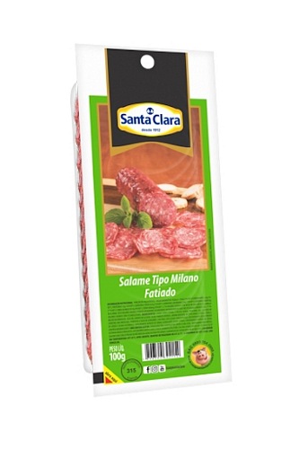 SALAME SANTA CLARA MILANO FAT 100GR