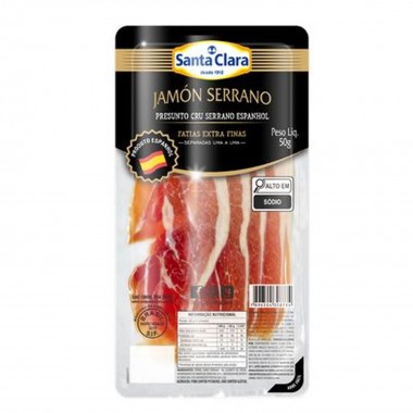 PRESUNTO JAMON SERRANO SAT CLARA FAT 50G