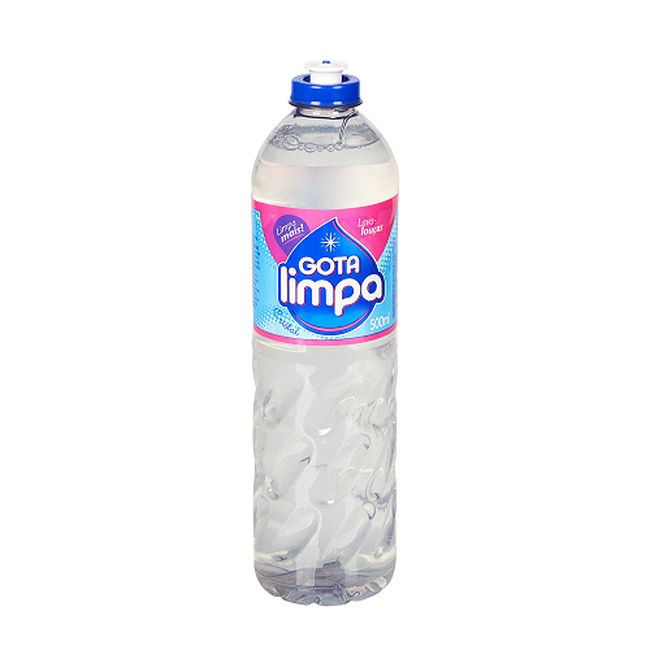 DETERGENTE LIQ GOTA LIMPA CRISTAL 500ML