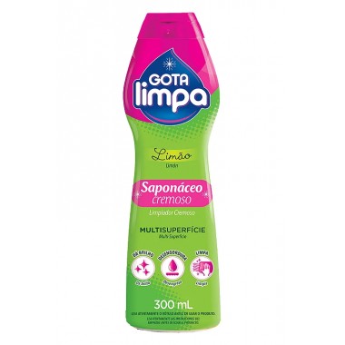 SAPONACEO GOTA LIMPA CREMOSO LIMAO 300GR