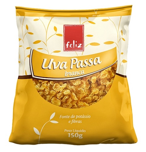 PASSAS UVA BRANCA SSEM FELIZ 100GR