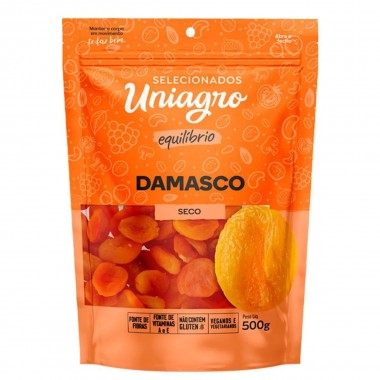 DAMASCO SECO UNIAGRO S CAROCO 500GR