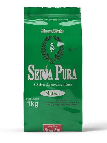ERVA MATE SEIVA PURA NATIVA METAL 1KG