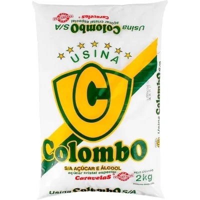 ACUCAR COLOMBO CRISTAL 2KG