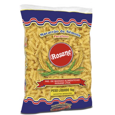 MASSA ROSANE SEMOLA PENNE 1KG