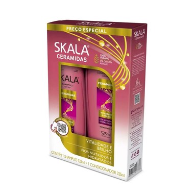 CONJ SKALA SH COND CERAMIDAS 325ML