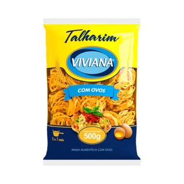 MASSA VIVIANA C OVOS TALHARIM 500g
