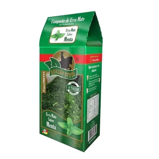 ERVA MATE BRASAO VD COMP ABAC MENTA 500G
