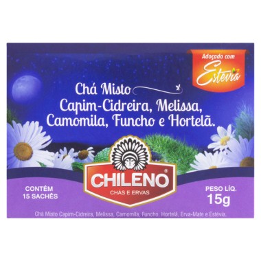 CHA CHILENO CAMOMILA MELISSA C STEVIA15G
