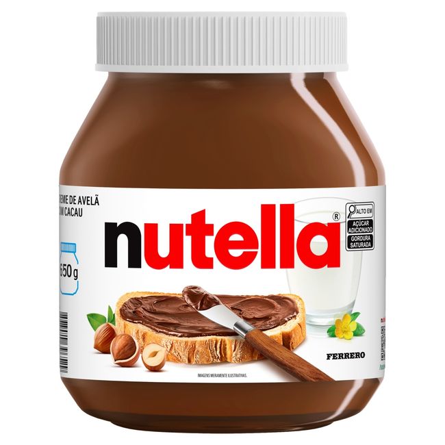 CREME AVELA NUTELLA FERRERO 650GR