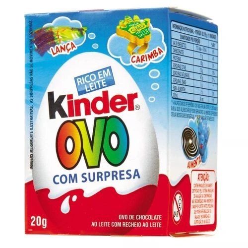 CHOCOLATE KINDER OVO MENINO UN