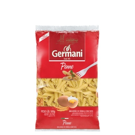 MASSA GERMANI C/OVOS PENNE 500GR