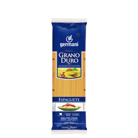 MASSA GERMANI GRANO DURO ESPAGUETE 500GR