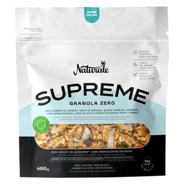 GRANOLA NATURALE ZERO SUPREME 400GR