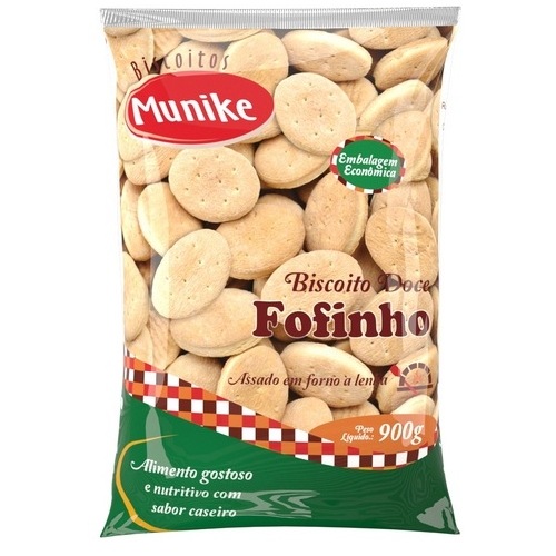 BISCOITO MUNIKE BOLACHA DOCE 900GR
