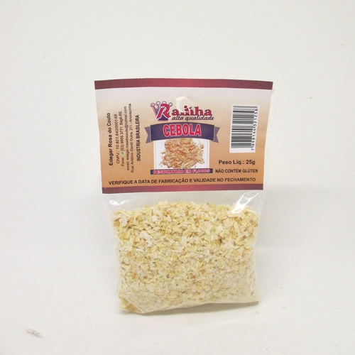 TEMPERO RAINHA CEBOLA DESIDRADATA 25GR