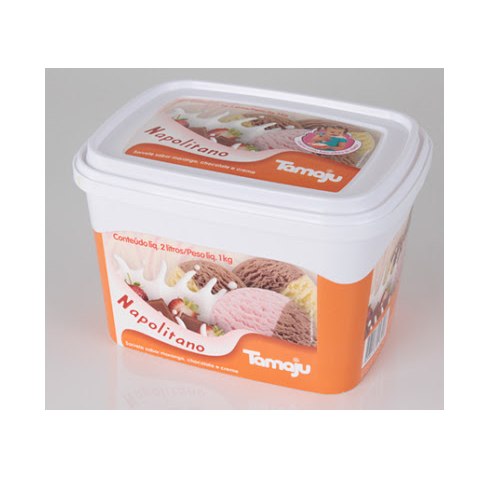 SORVETE TAMAJU NAPOLITANO 2L