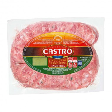 LINGUICA CASTRO SUINA CAMPEIRA CONG 700G