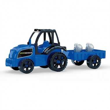 BRINQ TRATOR CARRETA AGROWORKS II